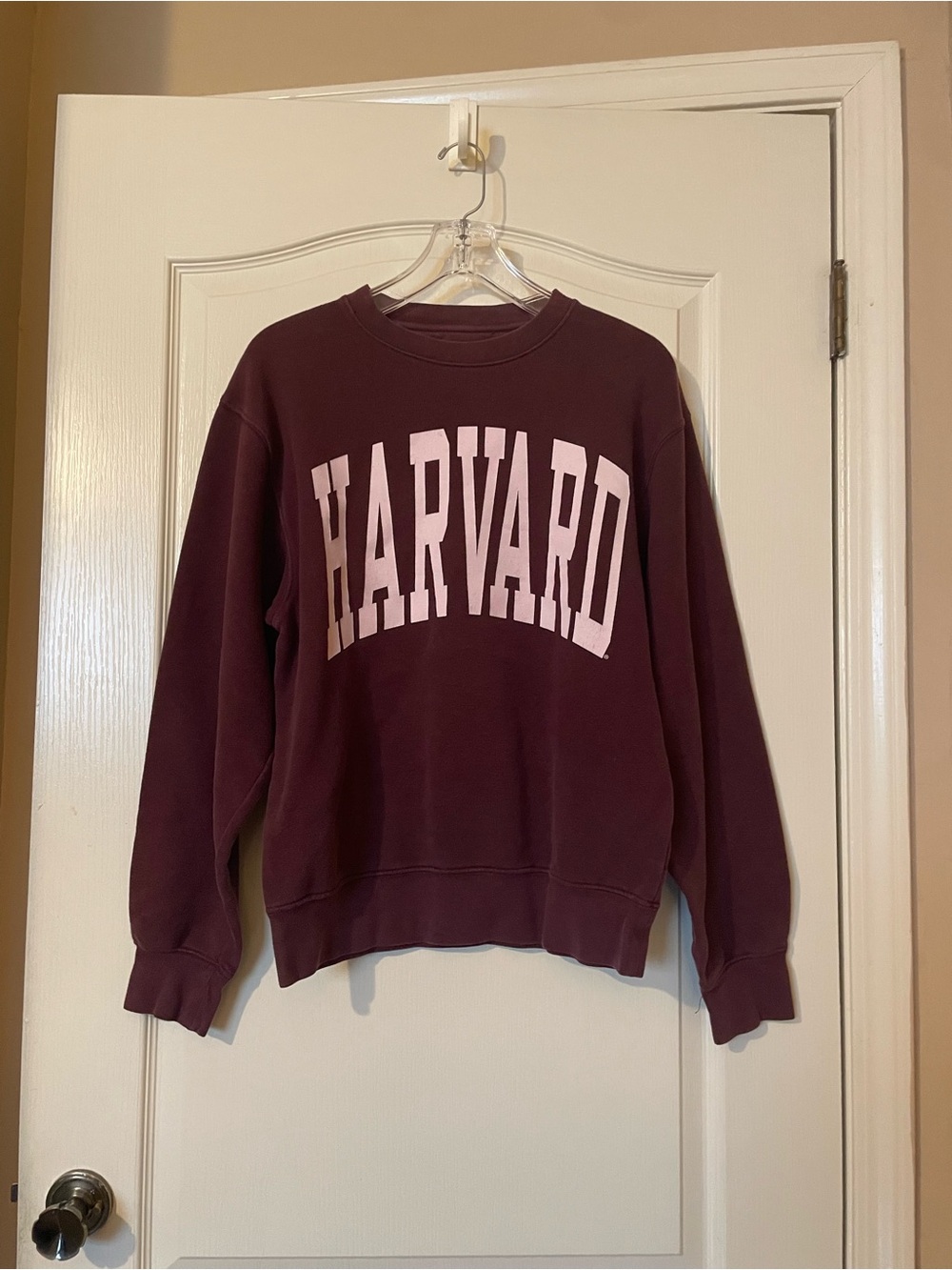 Vintage Harvard University Y2K Crewneck Sweatshirt JanSport Men’s S 2000s Maroon